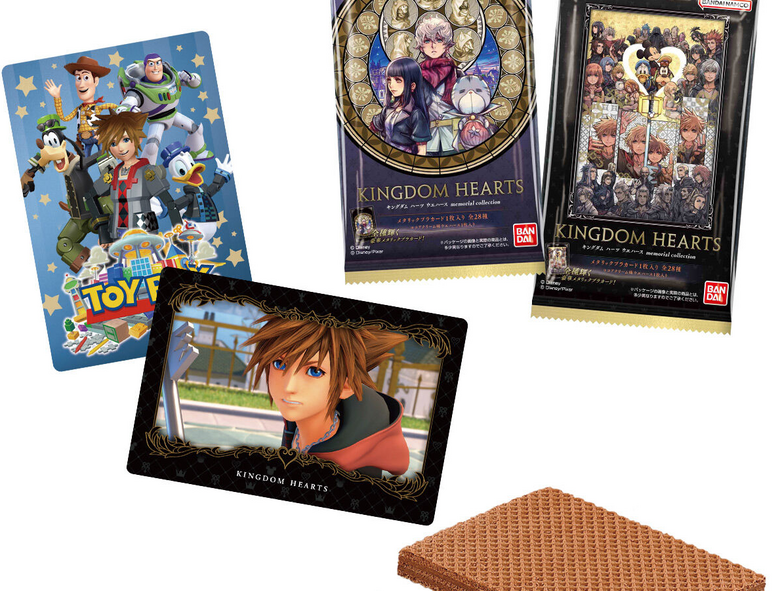 Third wave of Kingdom Hearts Card/Wafer packs announced