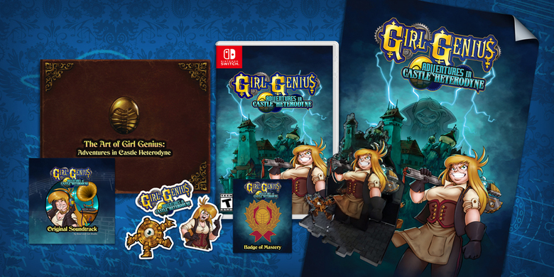 Girl Genius: Adventures in Castle Heterodyne Switch Physical Edition Launches Today