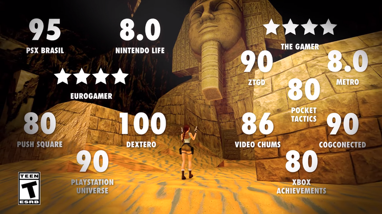 Tomb Raider I-III Remastered Starring Lara Croft "Accolades" Trailer