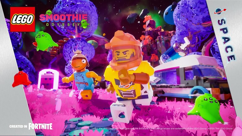 LEGO Smoothie Odyssey now available via LEGO Islands in Fortnite