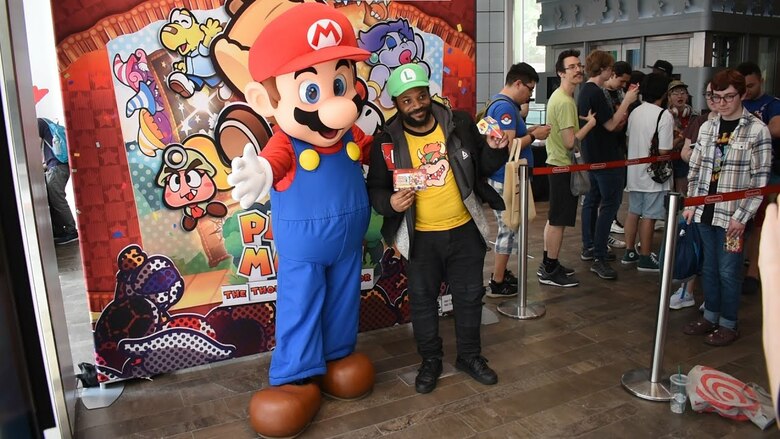 Check out footage from Nintendo NY's Paper Mario launch