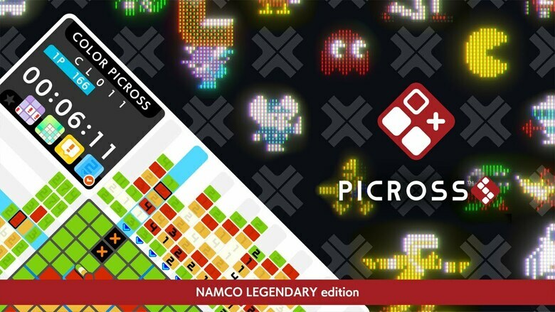 Picross S Namco Legendary Edition puzzles Switch owners today