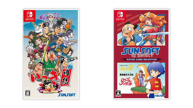 Ikki Unite and SUNSOFT is Back! Retro Game Selection getting Switch physical releases in Japan