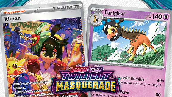 Pokémon Co. explores the art of the Pokémon TCG: Scarlet & Violet—Twilight Masquerade Expansion