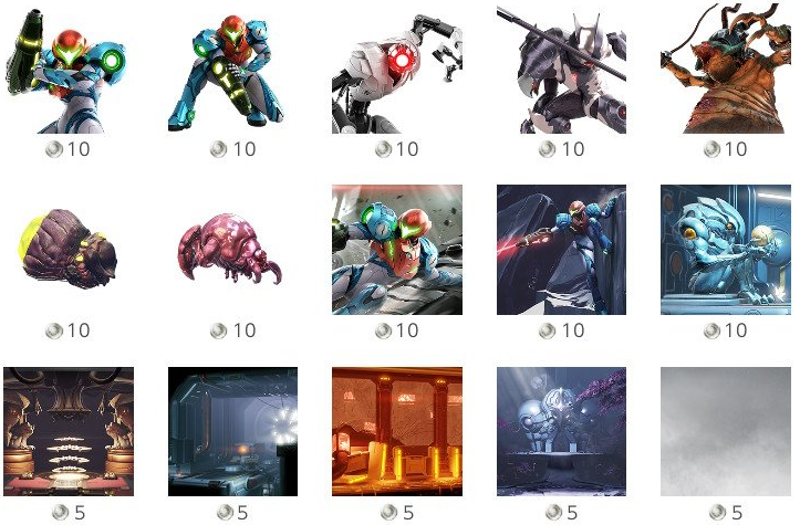 Next wave of Metroid Prime Remastered/Metroid Dread icons available on Nintendo Switch Online