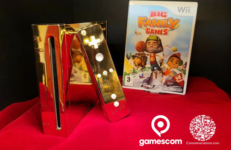 The infamous "Golden Wii" meant for Queen Elizabeth II will be on display at Gamescom