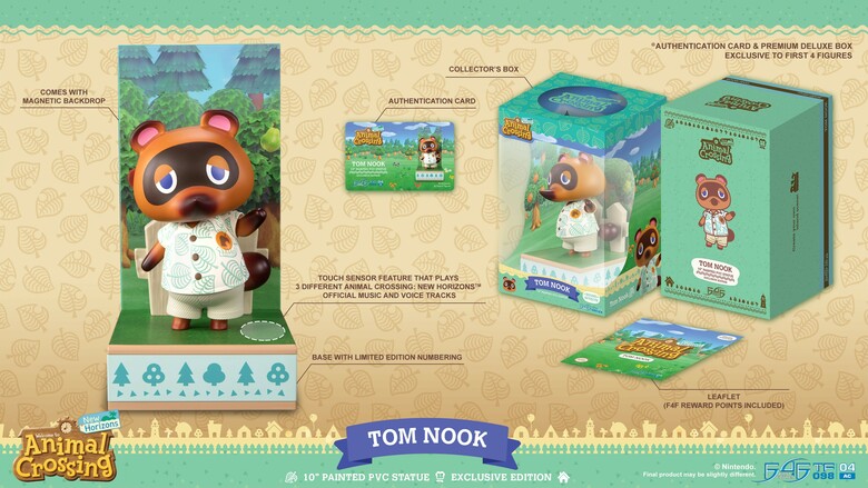 First 4 Figures  Animal Crossing: New Horizons "Tom Nook" statue now available to pre-order