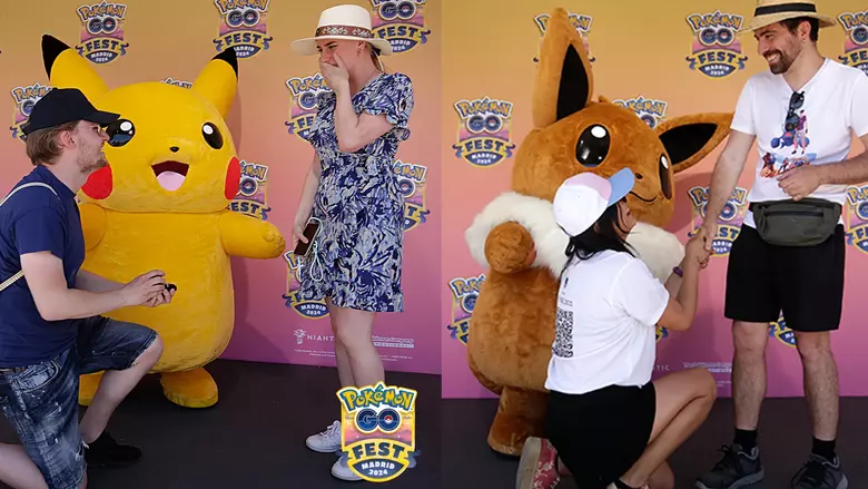 5 couples get engaged during Pokémon GO Fest: Madrid