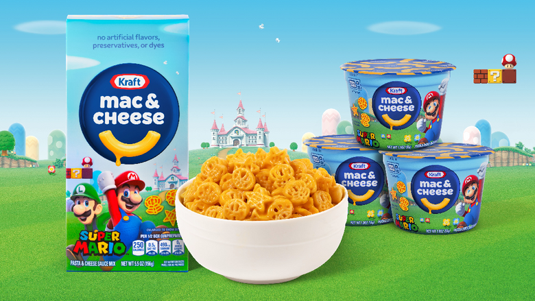 Kraft announces Mac & Cheese with Super Mario Power-Up Shapes