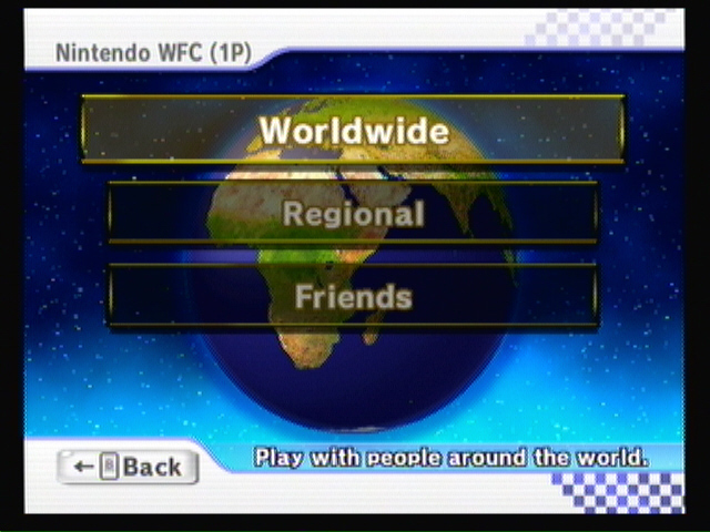 Wii's Online Menu