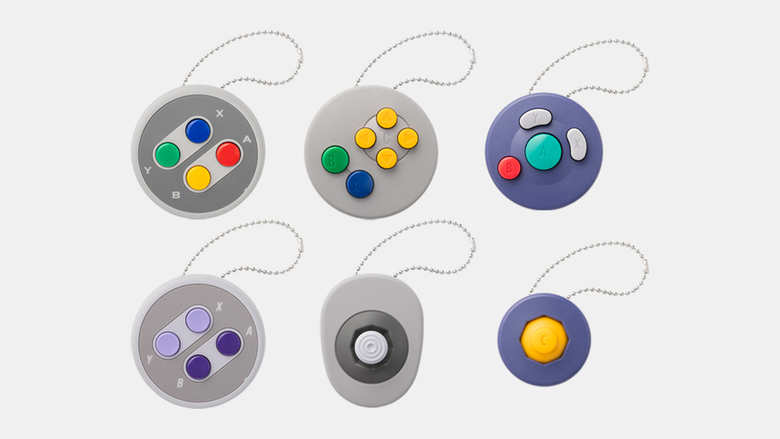 Nintendo expands “Controller Button Collection” keychain options