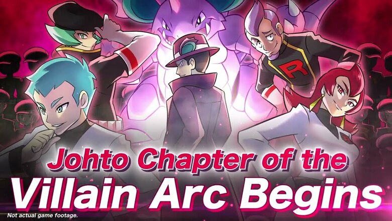 Pokémon Masters EX 'Johto Chapter of the Villain Arc' detailed
