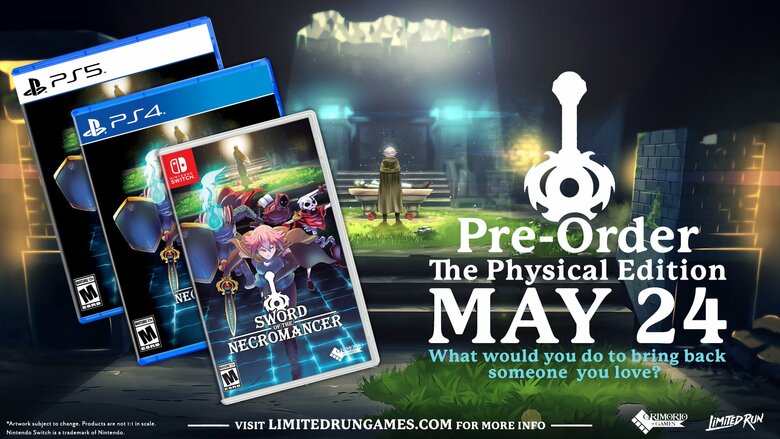 Limited Run Games opening Sword of the Necromancer physical pre-orders on May 24th, 2022