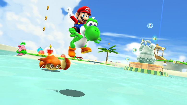 The Piantas make their glorious return, and Yoshi doesn't dissolve in the water. 10/10 game. 