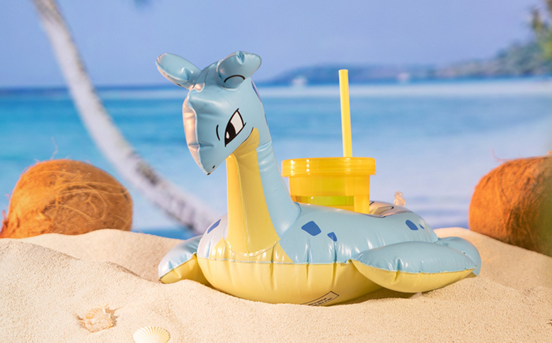Pokemon Center offering free Lapras Summer Day Inflatable Can Holder with eligible purchases
