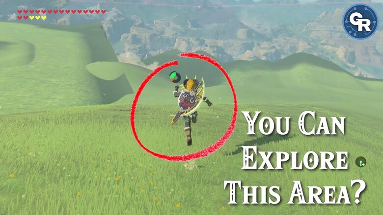 Out of bounds area in Breath of the Wild is fully explorable