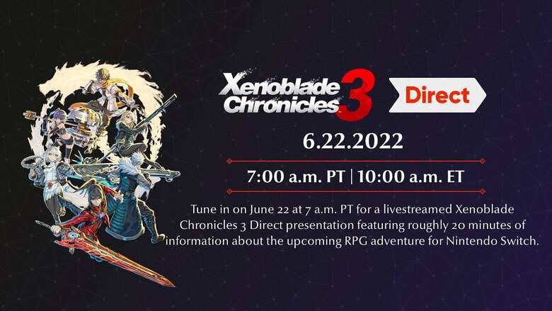 Xenoblade Chronicles 3 Nintendo Direct 6/22/2022 recap