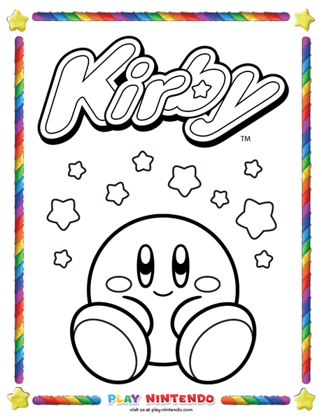 Play Nintendo releases free Kirby coloring book pages | The GoNintendo