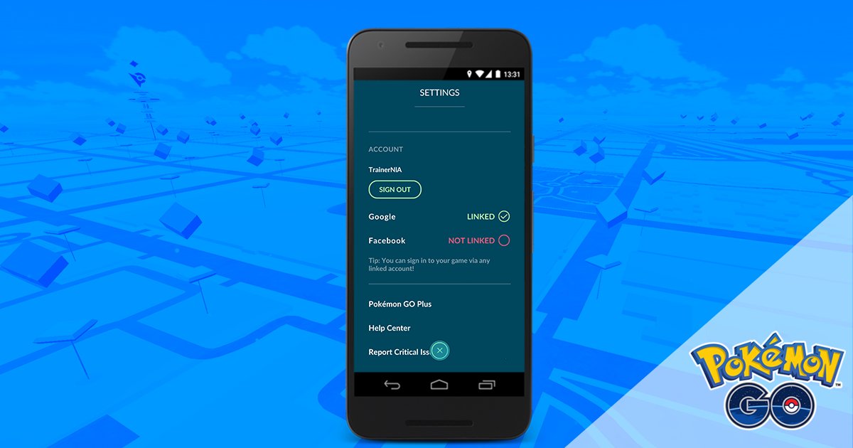 You'll soon be able to login to Pokémon GO with your Facebook