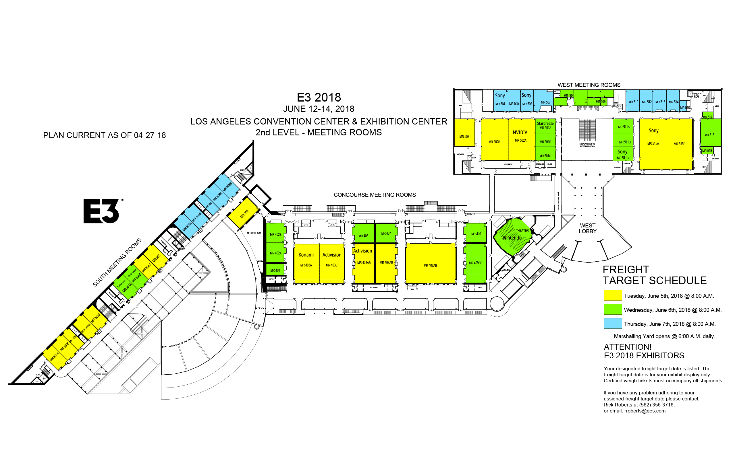 E3 2018 floor plan A look at Nintendo's layout GoNintendo