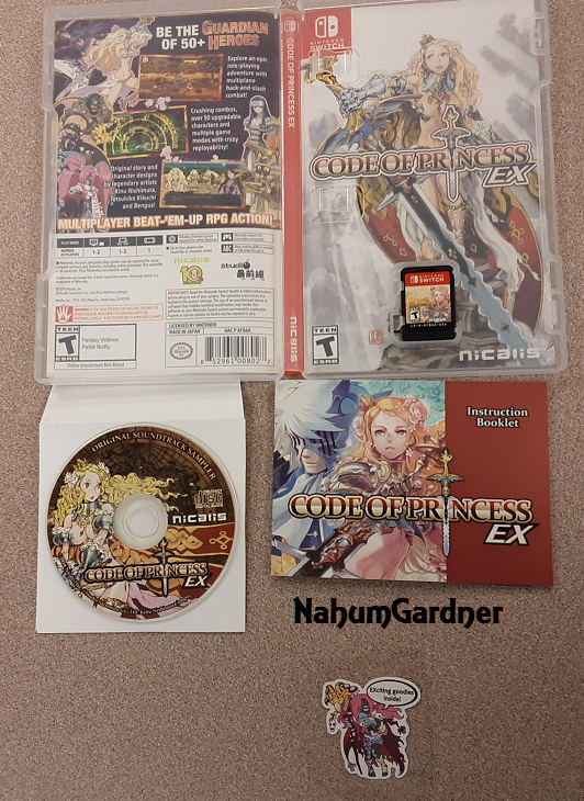 Code of Princess EX - Another look at the bonus retail goodies and ...
