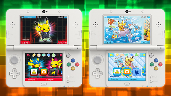 Pikachu Gets Playful in Two New Nintendo 3DS Themes, The GoNintendo  Archives
