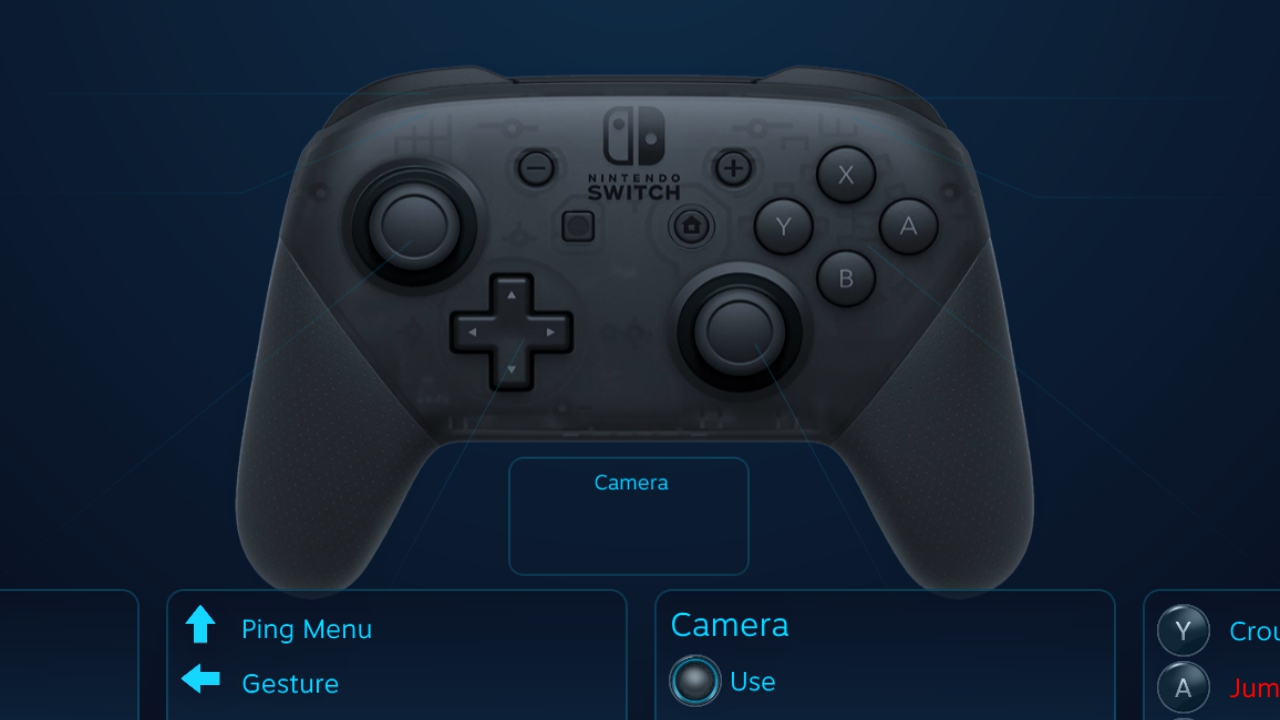 how to use nintendo switch pro controller on steam