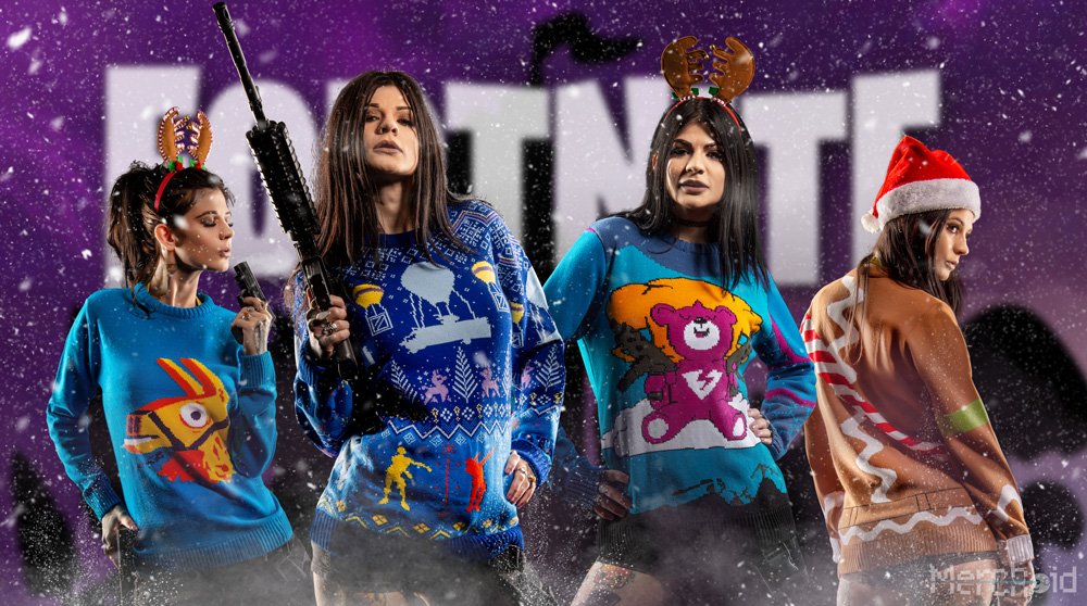 Official Knitted Fortnite Christmas Sweaters Revealed | The GoNintendo ...