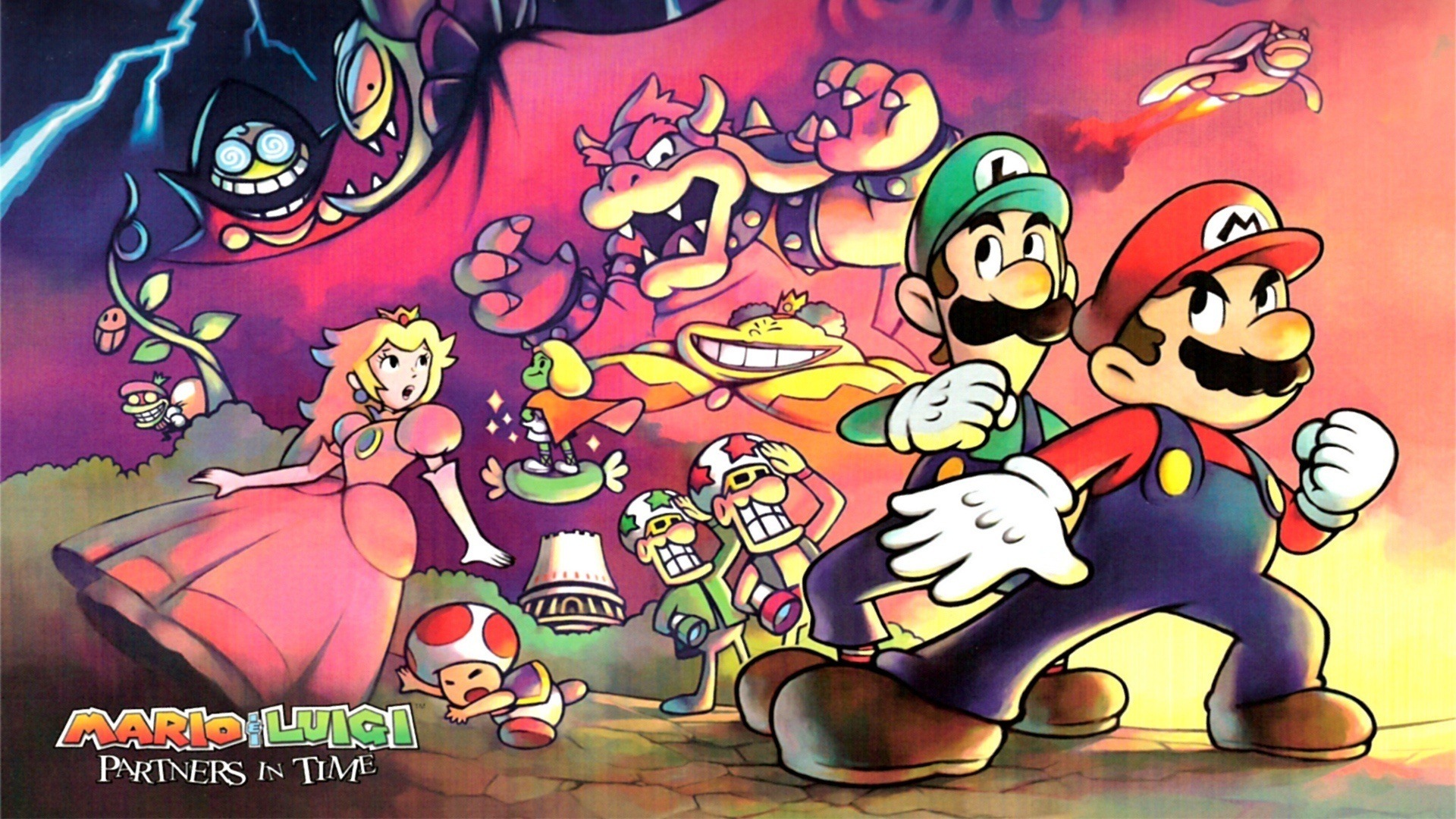 Mario and Luigi: Partners Time - Wii VC footage | The GoNintendo Archives GoNintendo