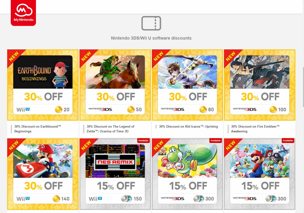 My Nintendo - New rewards available for North America | The GoNintendo ...