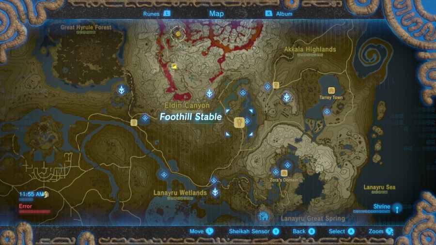 The Legend Of Zelda Breath Of The Wilds Map Was Inspired By Kyoto
