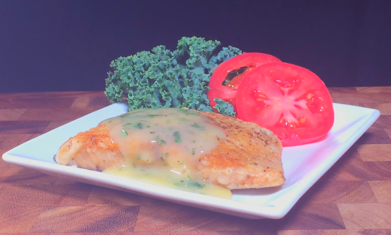 How to Make Hearty Salmon Meuniere from Zelda Breath of ...