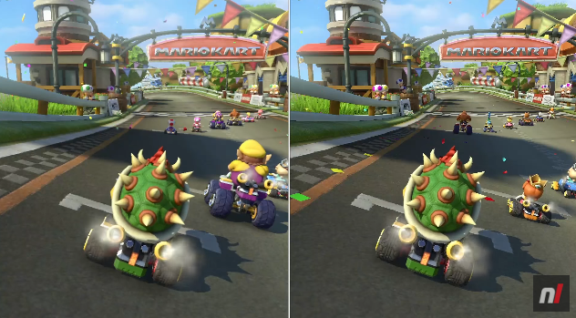 Mario Kart 8 Deluxe Wii U Vs Switch Comparison Gonintendo 7993