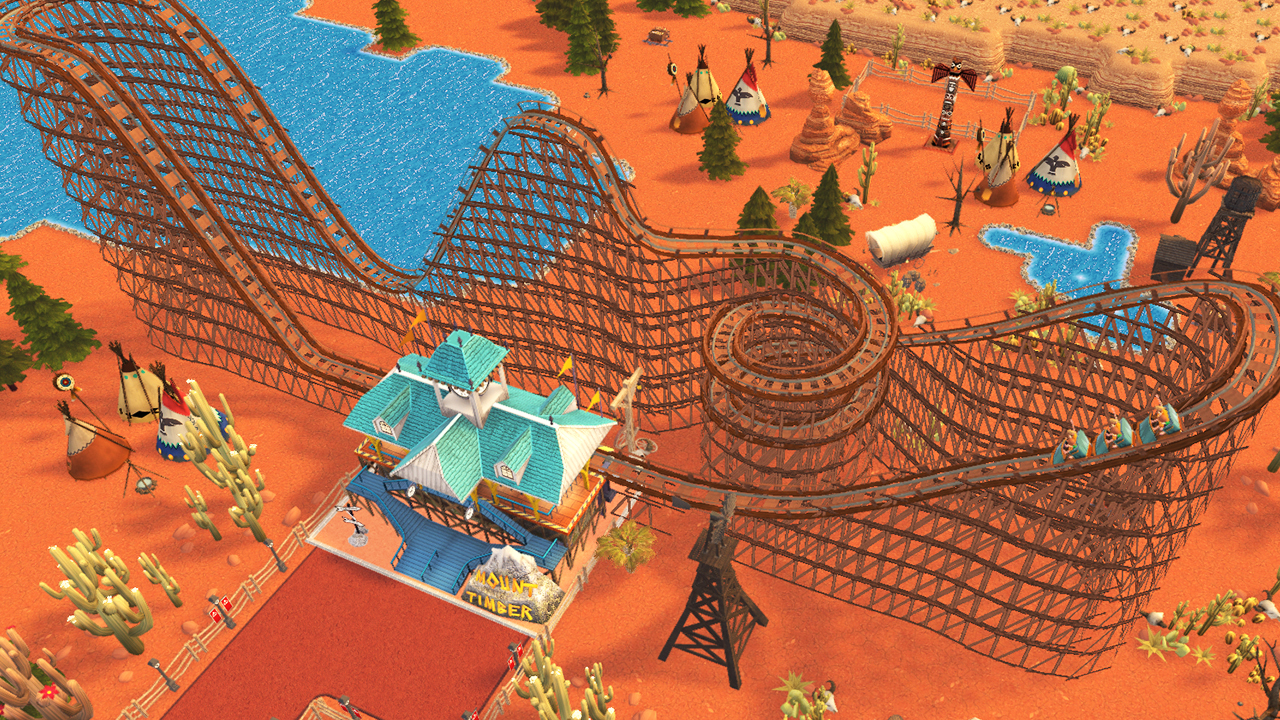 RollerCoaster Tycoon Adventures Review · Accessible theme park fun