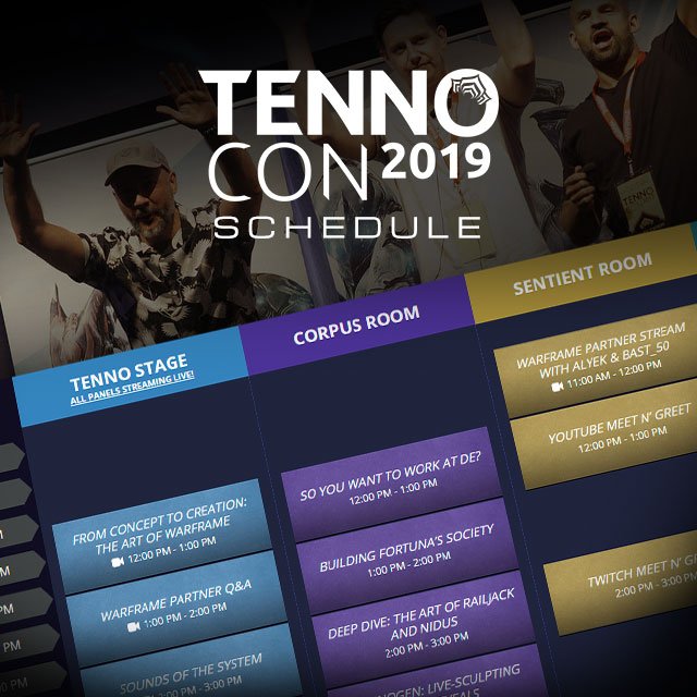 Warframe's Tennocon 2019 schedule revealed The GoNintendo Archives