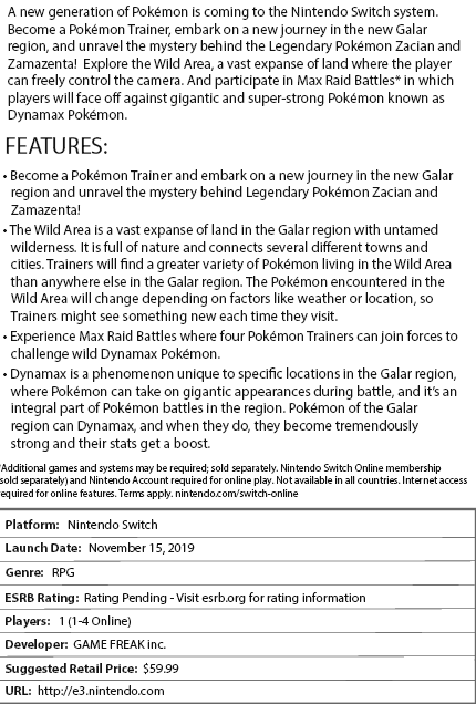 Pokemon Sword Shield Fact Sheet Screens Gonintendo