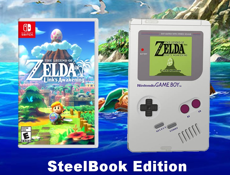 The Legend of Zelda Link's Awakening for Nintendo Switch Steelbook