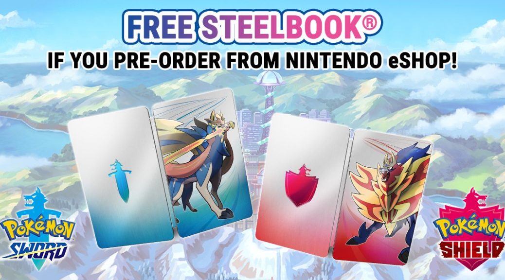 pokemon sword steelbook pre order