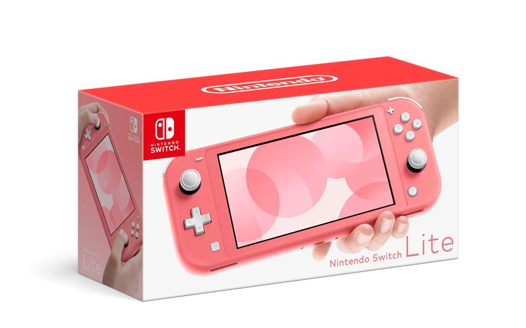 Coral Nintendo Switch Lite system launches on 3rd April