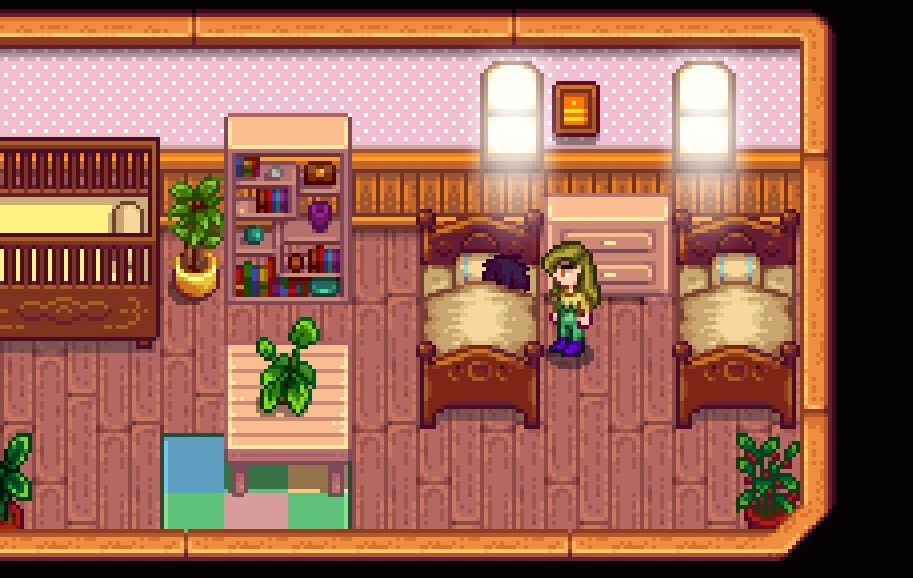 Stardew Valley's Version 1.5 update will let you move your bed.