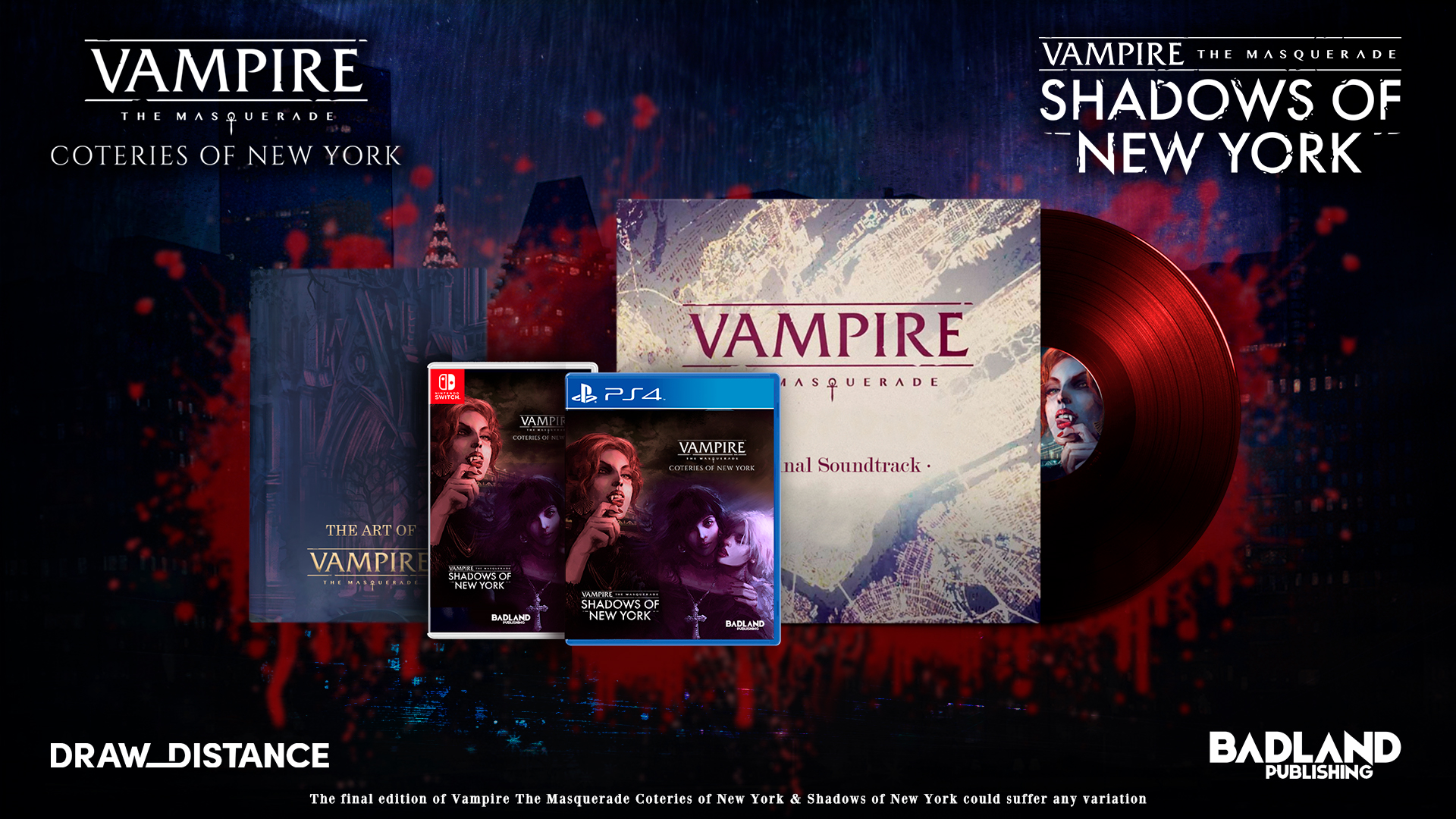 Vampire: The Masquerade Arriving on Nintendo Switch and PlayStation 4