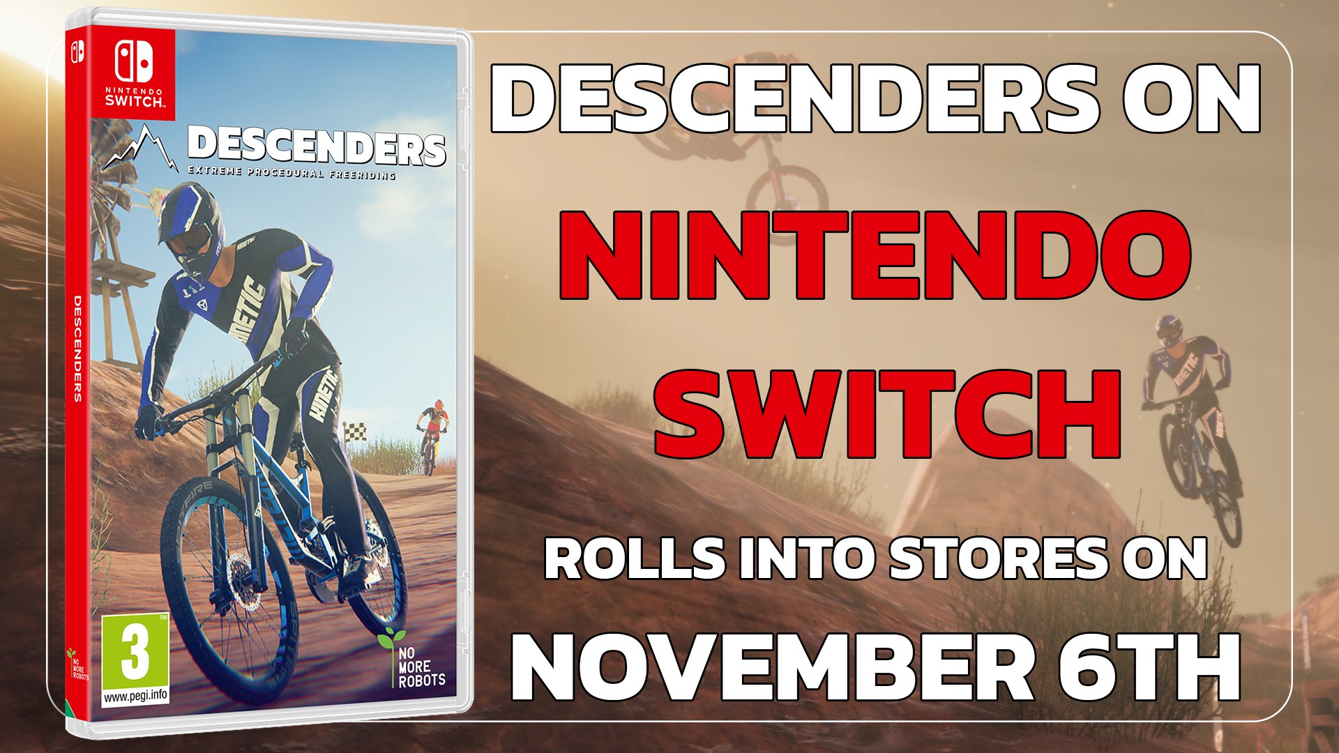 Descenders launching physically and digitally for Switch on November 6th |  The GoNintendo Archives | GoNintendo