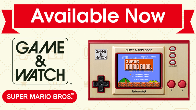 Nintendo Game & Watch returns for Super Mario Bros