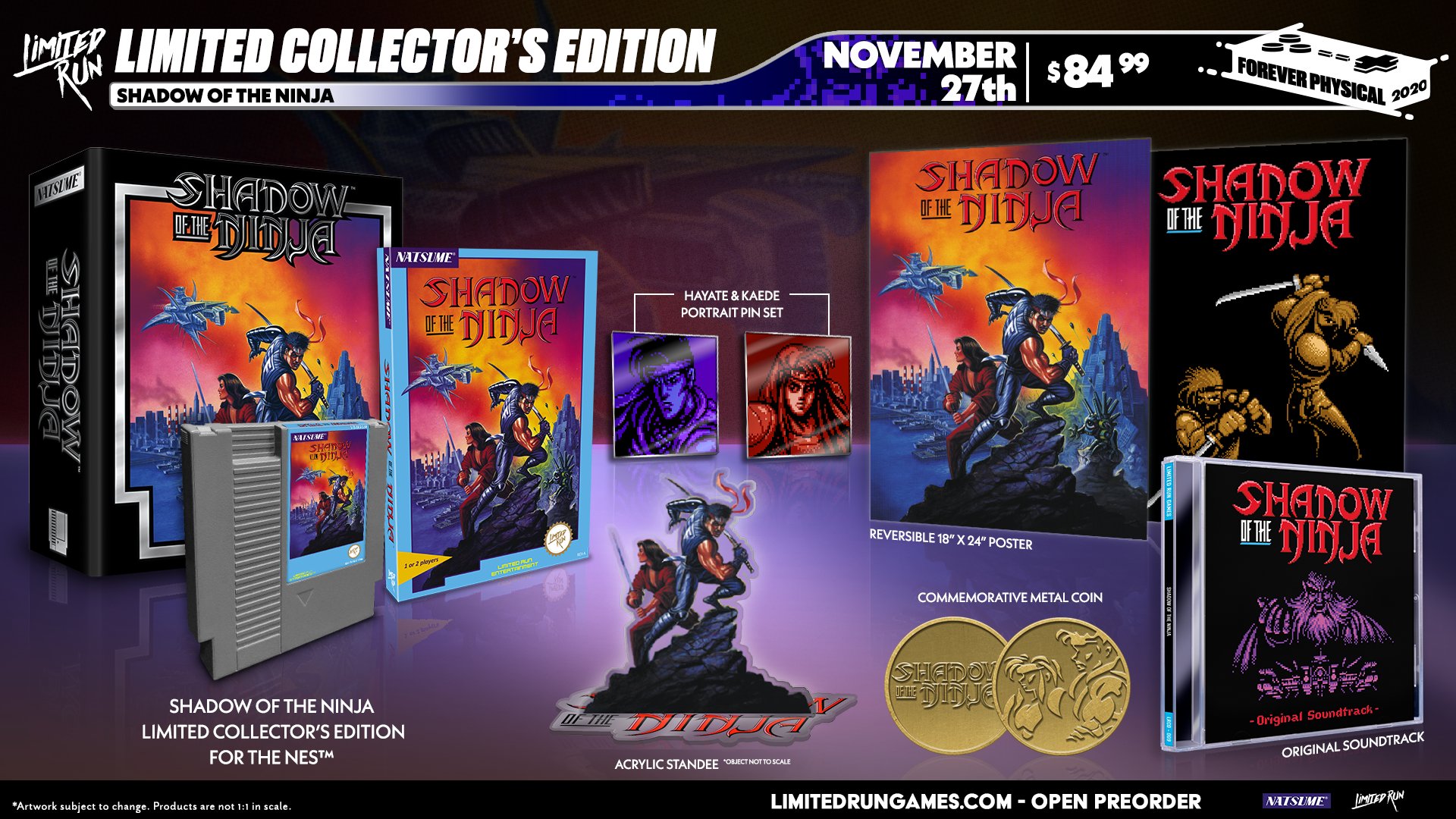 Limited Run Games releasing new physical copies of Shadow of the Ninja and  Return of the Ninja, The GoNintendo Archives