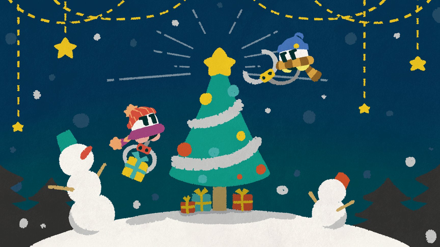 HAL The Part GoNintendo Time | Archives for | GoNintendo holiday-themed artwork UFO releases