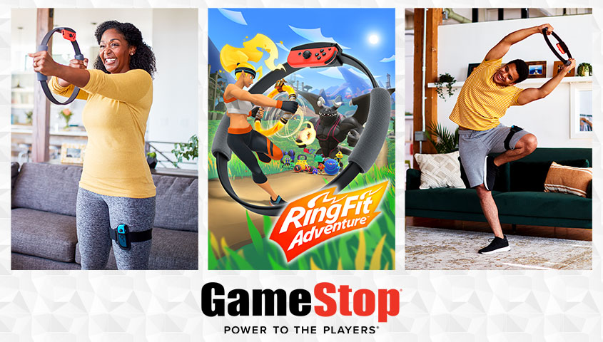 Experience Ring Fit Adventure on 11/9 at select GameStop Stores