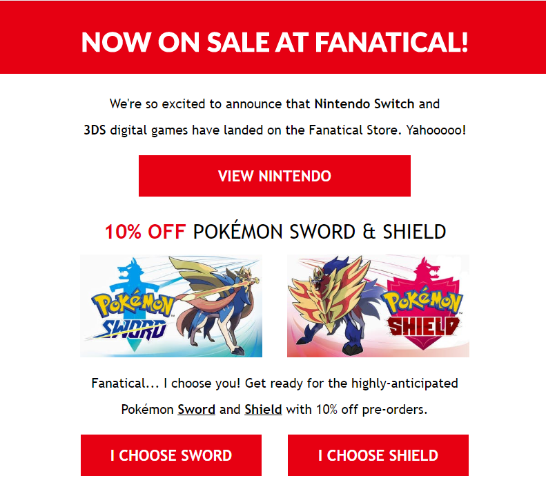 nintendo e shop pokemon sword