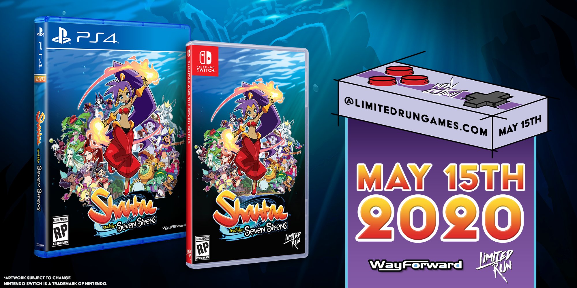 Limited Run Games reveals physical release for Shantae and the Seven Sirens