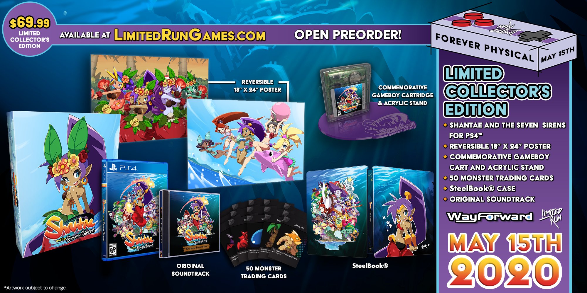 Limited Run Games - Shantae and the Seven Sirens physical editions available for pre-order