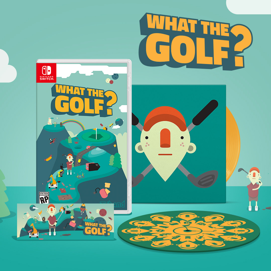 iam8bit handling What the Golf? physical edition and vinyl release